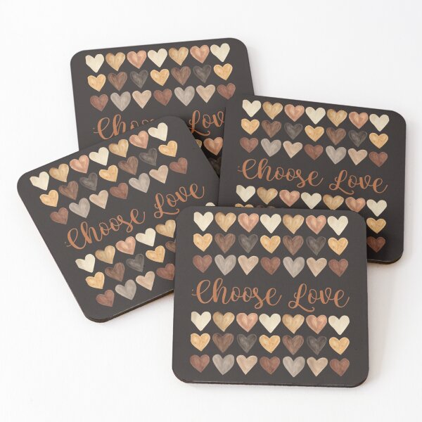 Item preview, Buffalo Strong Choose Love Retro Hearts    designed and sold by Latina-Link.