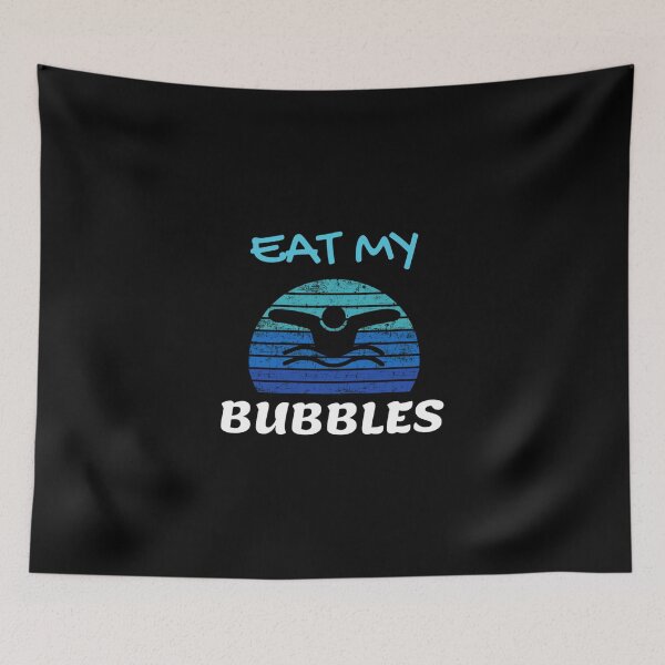 Item preview, Eat My Bubbles Kid Funny Swimming Swim Butterfly Classic T-Shirt designed and sold by monica45je.
