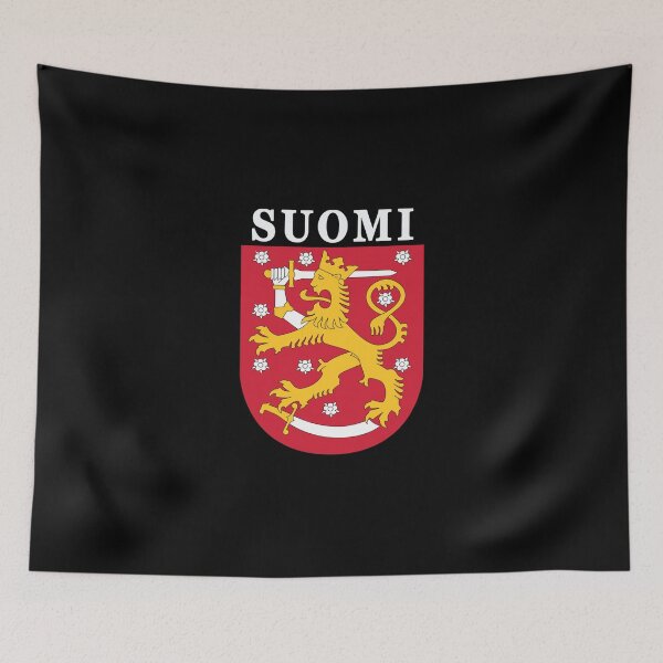 Artikelvorschau, Finnland Wappen Suomi Deluxe Classic T-Shirt entworfen und verkauft von amberk1cira.