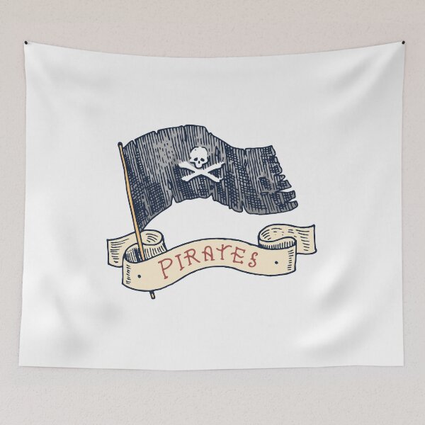 Item preview, Skull and Cross Bones - Pirates Flag designed and sold by magicaldlp.