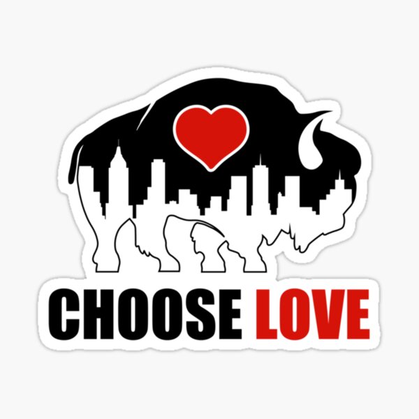 Choose Love Buffalo (1) T-shirt for Sale by Latina-Link, Redbubble