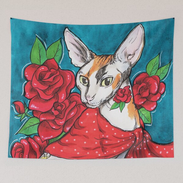 Item preview, Retro Hipster cat designed and sold by Oniroiatlier.