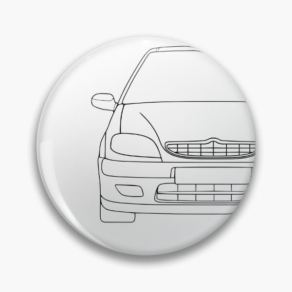 Item preview, Citroen Saxo VTS 2000-2004 black lines designed and sold by EdimDesign.