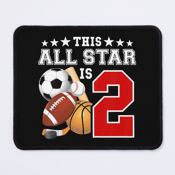 Item preview, 2 Year Old Sports Star Birthday Party All Sport 2nd Gift designed and sold by MalloWilli.