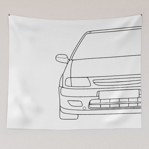 Item preview, Citroen Saxo VTS 1997-1999 black lines designed and sold by EdimDesign.