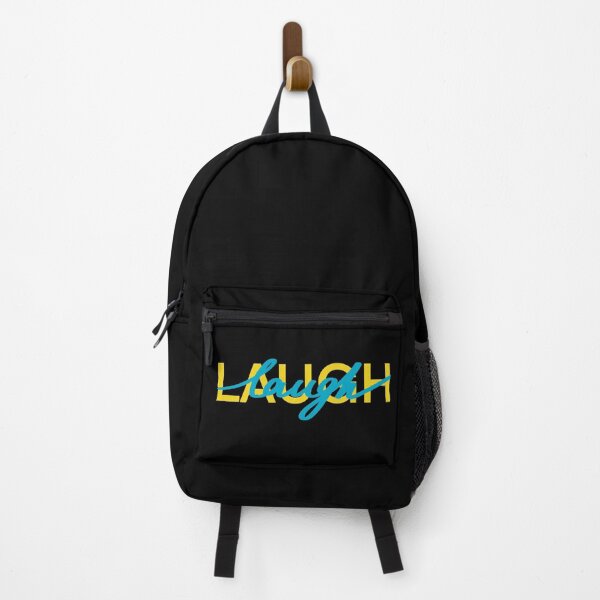 Item preview, Copy of Copy of Laugh. Blue yellow motivation quote. Lettering save Ukraine designed and sold by Drevych-shop.