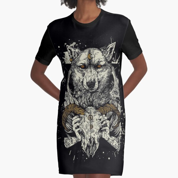 Witchcraft Graphic T-Shirt Dress