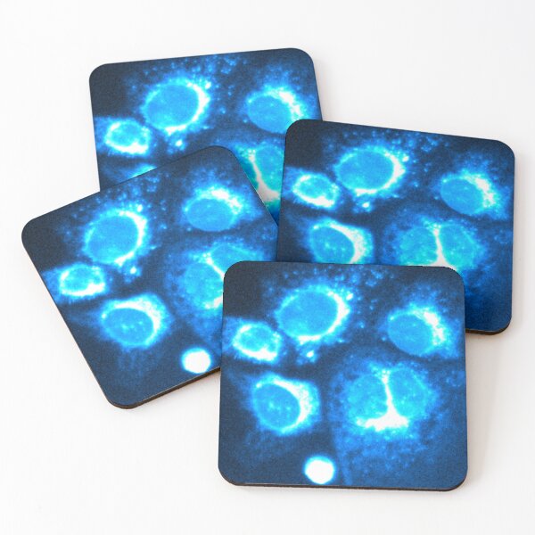 Item preview, Cellular Growth in Neon Blue - Art by Science designed and sold by ArtByScience.