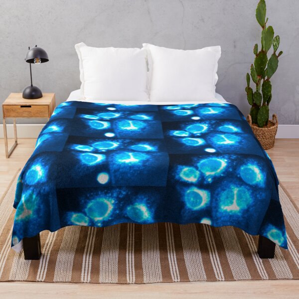 Item preview, Cellular Growth in Neon Blue - Art by Science designed and sold by ArtByScience.