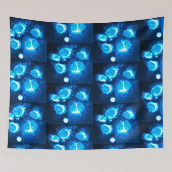 Item preview, Cellular Growth in Neon Blue - Art by Science designed and sold by ArtByScience.