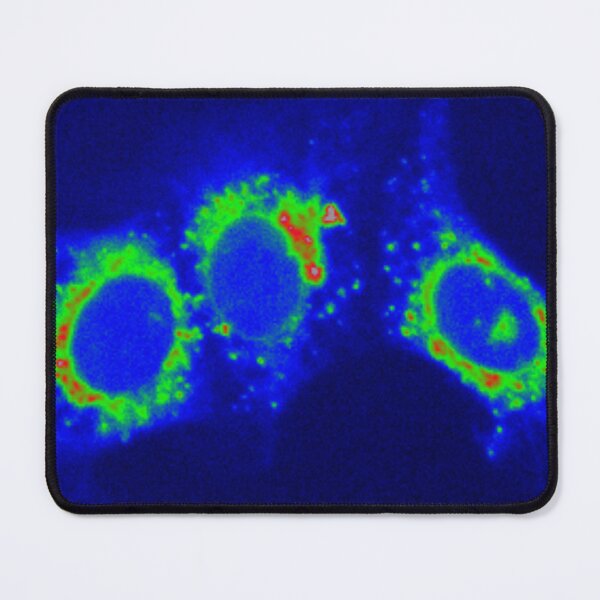 Item preview, Neon blue green cells - Art by Science designed and sold by ArtByScience.