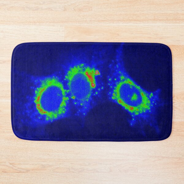 Item preview, Neon blue green cells - Art by Science designed and sold by ArtByScience.