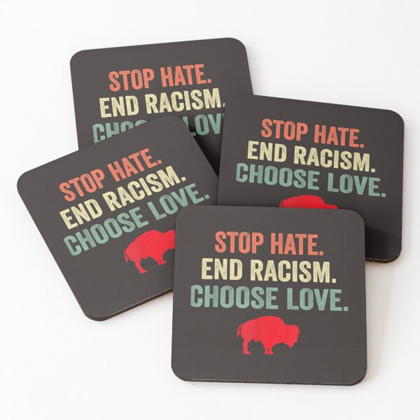 Item preview, Choose Love Buffalo - Stop Hate End Racism Choose Love    designed and sold by Latina-Link.