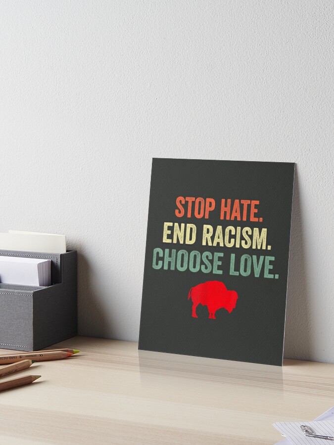 stop hate end racism choose love' Bandana