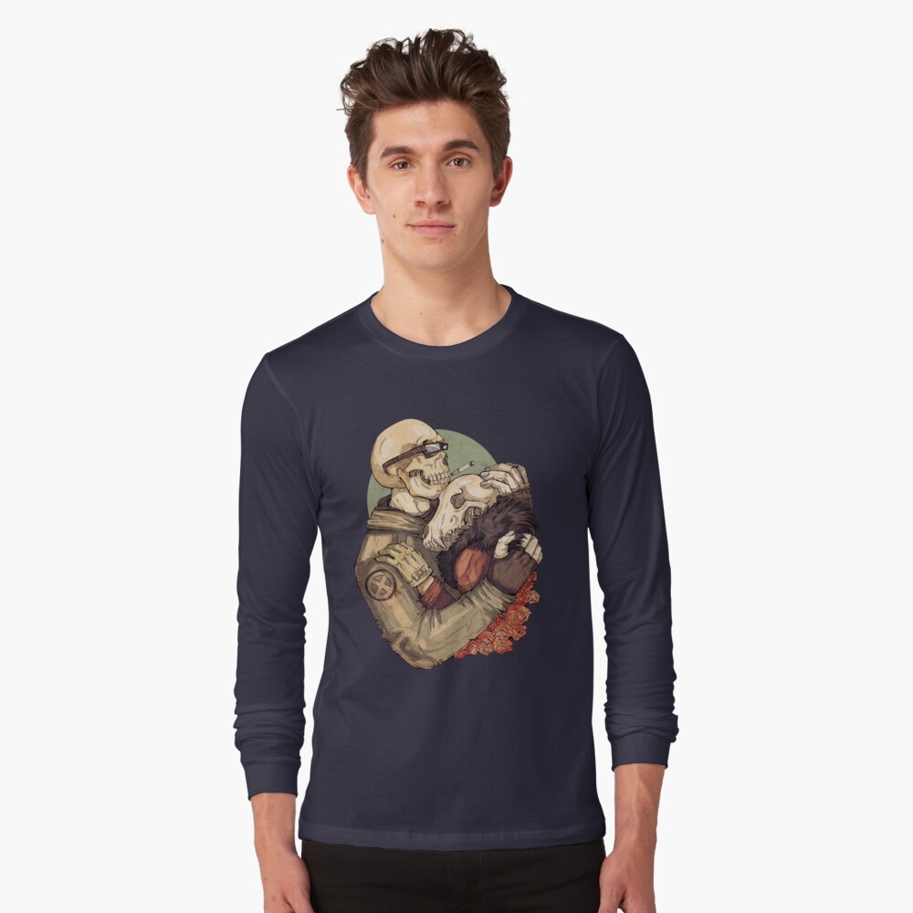 Item preview, Long Sleeve T-Shirt designed and sold by WOLFSKULLJACK.