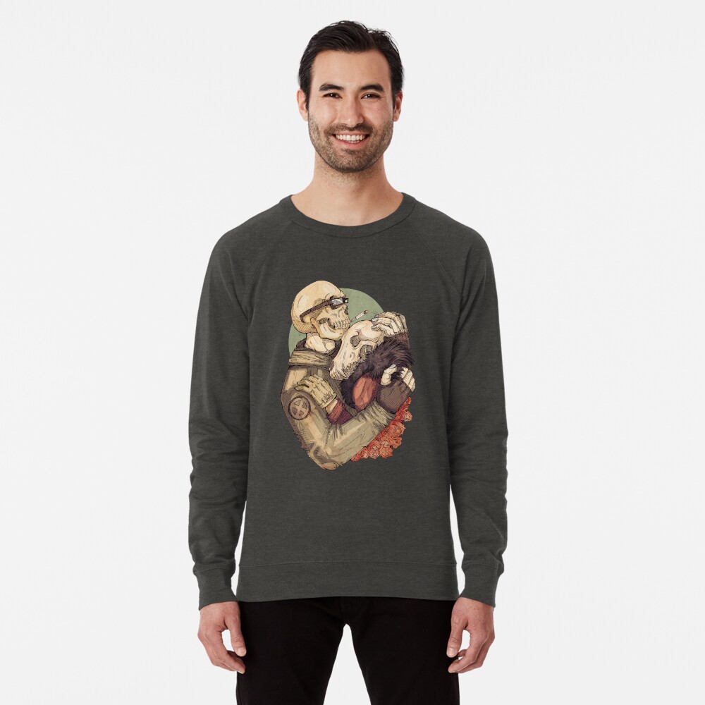 Item preview, Lightweight Sweatshirt designed and sold by WOLFSKULLJACK.