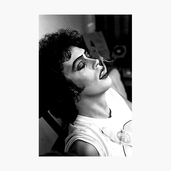 Tim Curry Smokes Photographic Print