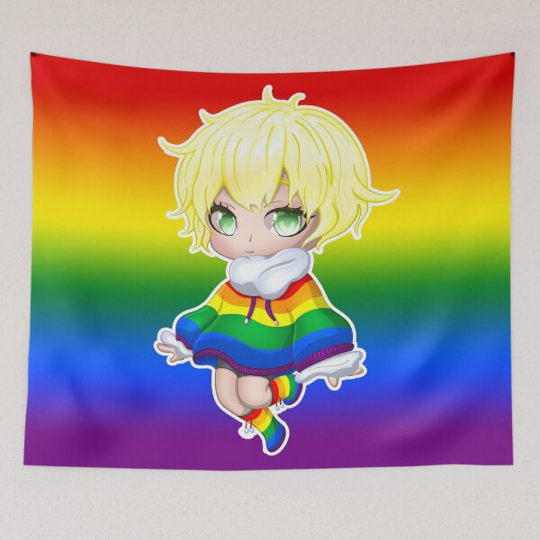 Item preview, Pride Chibi Rainbow designed and sold by NLDStudios.