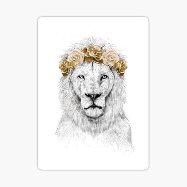 Aperçu de l'œuvre Festival lion (version couleur) créée et vendue par soltib.