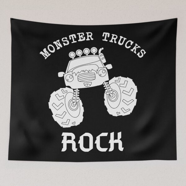 Item preview, Monster Trucks Rock designed and sold by BK-Fishing.