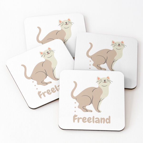 Item preview, Chrystia Freeland Cat Pooping 2 designed and sold by KomarDesigns.