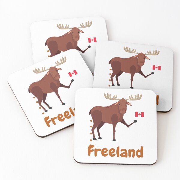 Item preview, Chrystia Freeland Moose Pooping  designed and sold by KomarDesigns.