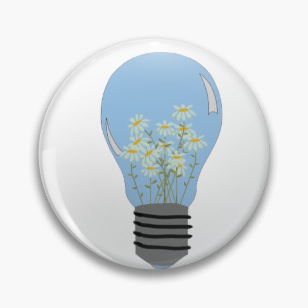 Item preview, the light bulb and flower - daisy designed and sold by nadeesha55.