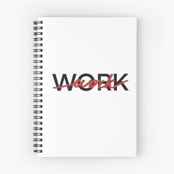 Item preview, Work. Red Graphic motivational quote  designed and sold by Drevych-shop.