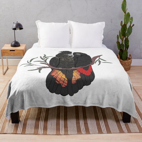 Item preview, Red tailed black cockatoos designed and sold by SnowpeaSoph.