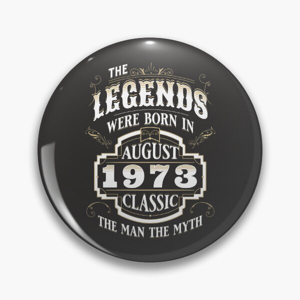 Item preview, The Legends Were Born In August 1973 Birthday Quotes For Men Women Vintage designed and sold by JooArtPrints  ★★★★★.