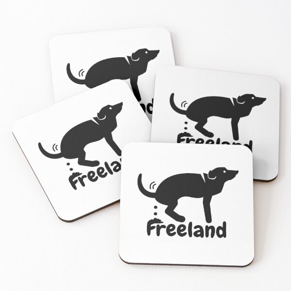 Item preview, Chrystia Freeland Dog Pooping 1 designed and sold by KomarDesigns.