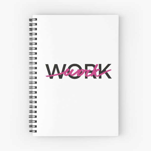 Item preview, Work. Pink Graphic motivational quote  designed and sold by Drevych-shop.