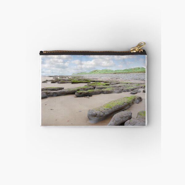 Item preview, mud banks and dunes at Beal beach designed and sold by morrbyte.