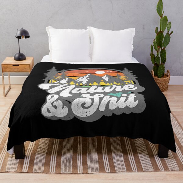 Item preview, Nature And Shit Funny Hiking Camping Hiker Camper RV Gift designed and sold by BennetJaco.
