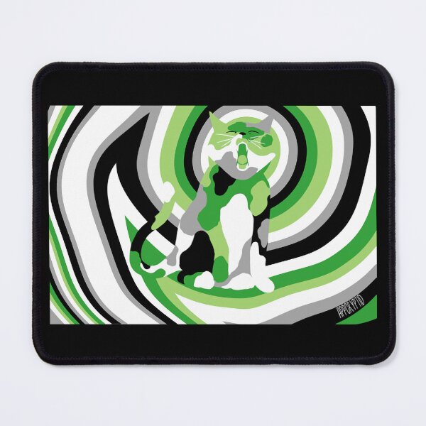 Aperçu de l'œuvre Drapeau Calico Cat Aro créée et vendue par appcryptid.