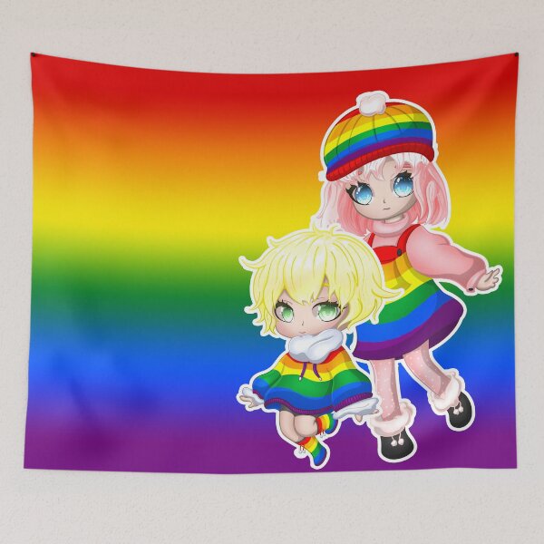 Item preview, Pride Chibi Characters Rainbow designed and sold by NLDStudios.