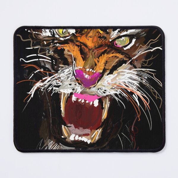 Item preview, tiger face abstract art t-shirt designed and sold by KARTICK DUTTA.