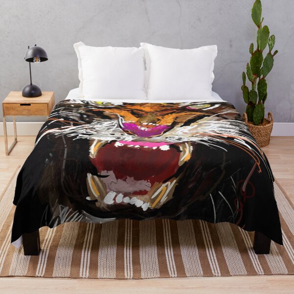 Item preview, tiger face abstract art t-shirt designed and sold by KARTICK DUTTA.