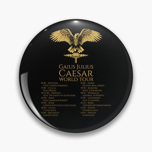 Item preview, Gaius Julius Caesar World Tour - Ancient Roman History - SPQR designed and sold by Styrman.