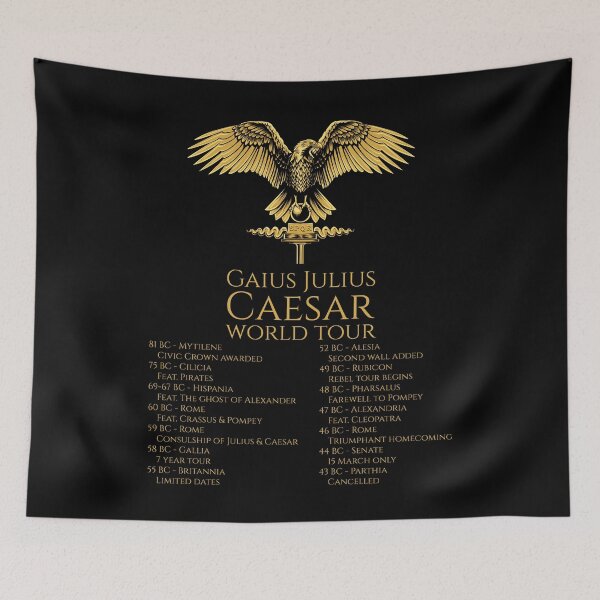 Item preview, Gaius Julius Caesar World Tour - Ancient Roman History - SPQR designed and sold by Styrman.