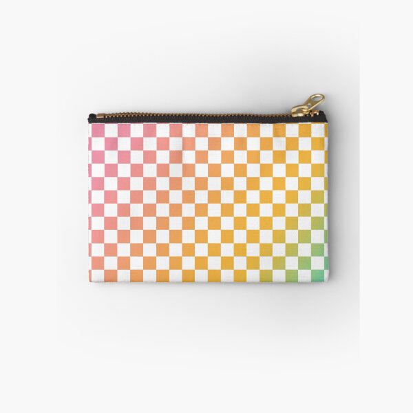 Item preview, colorful rainbow checks checkered checkerboard aesthetic pattern background texture designed and sold by MarzStudio.