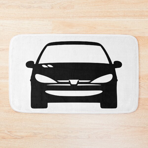 Item preview, Peugeot 206 black silhouette designed and sold by EdimDesign.