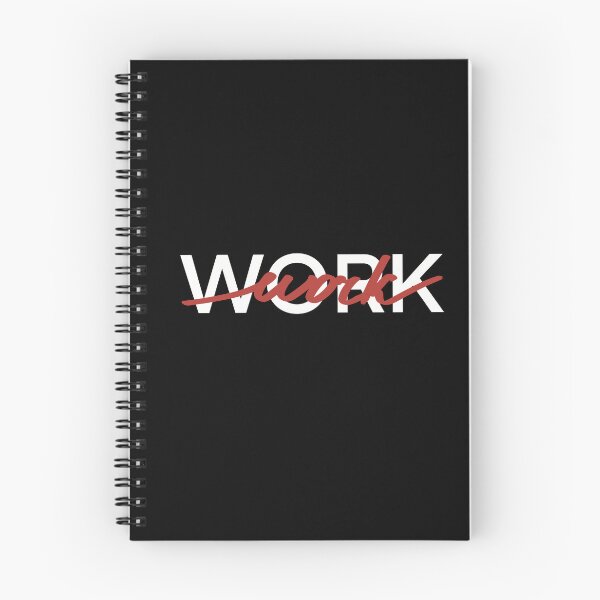 Item preview, Work. Red Graphic motivational quote  designed and sold by Drevych-shop.