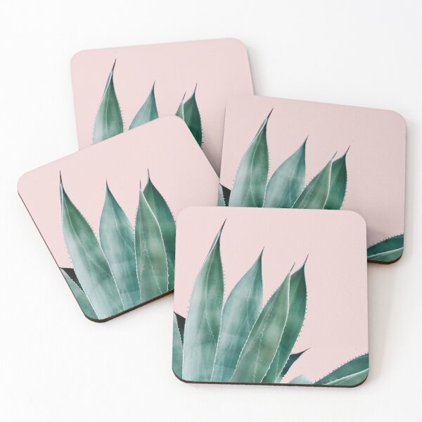 Item preview, Pink Green Cactus Succulent Agave Plant designed and sold by Tropical Arts.