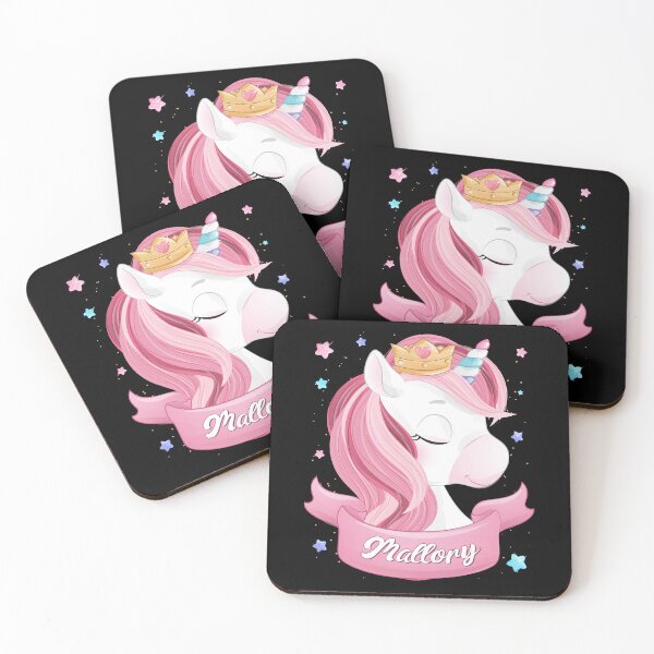 Item preview, Mallory Name Unicorn, Gift for Birthday Unicorn Queen designed and sold by SeniorTee.