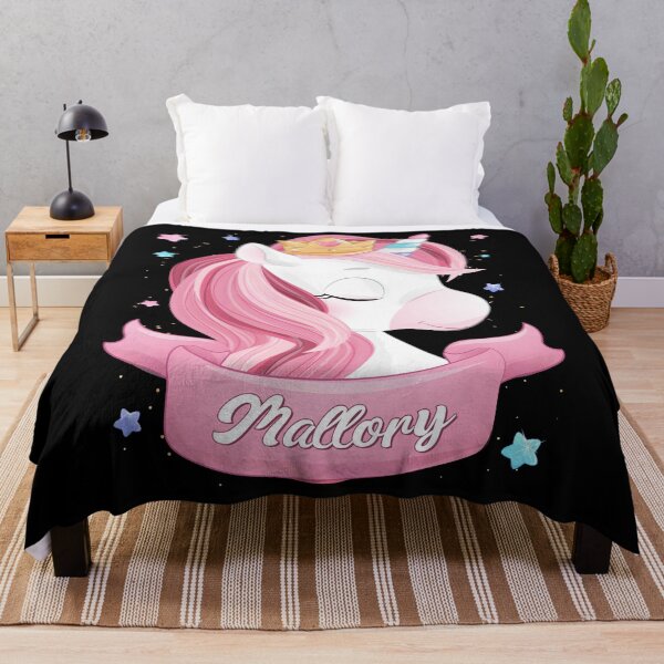 Item preview, Mallory Name Unicorn, Gift for Birthday Unicorn Queen designed and sold by SeniorTee.