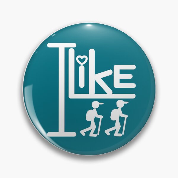Item preview, I like hiking. designed and sold by SunriseD.