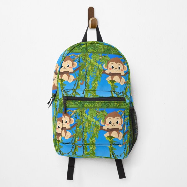 Item preview, Nature and Creation - Kawaii Monkey_Blue designed and sold by TheReporter1.