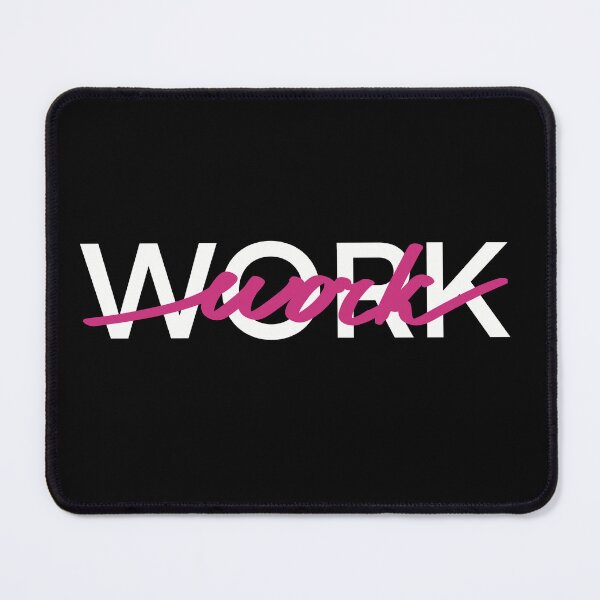 Item preview, Work. Pink Graphic motivational quote  designed and sold by Drevych-shop.