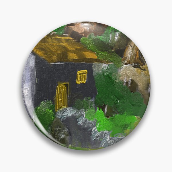 Item preview, Casa Cerca Cascada Pintura Impasto designed and sold by myDigitalArt.